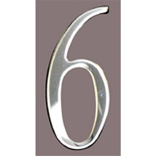 Mailbox Accessories Mailbox Accessories SS2-Number 6 Stnls Steel Address Numbers Size - 2 Number - 6-Stainless Steel SS2-Number 6 - main